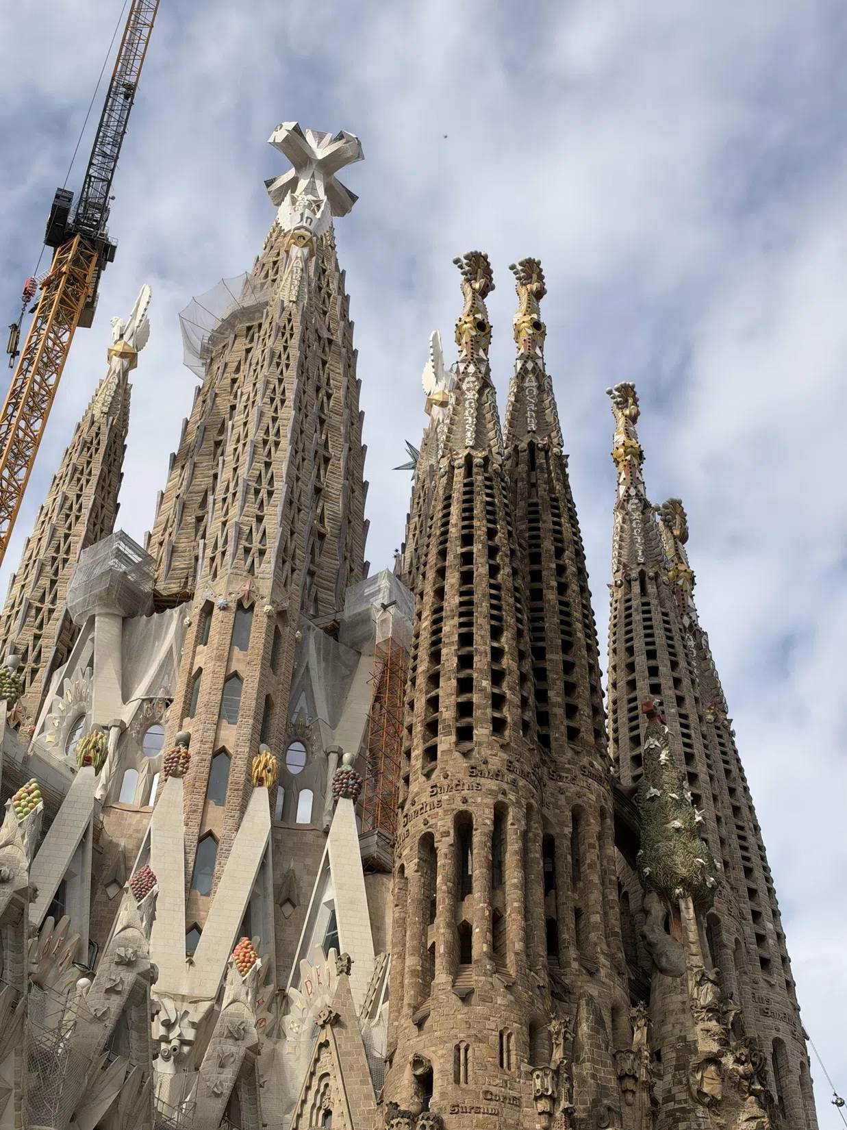 Sagrada Família, photographed from our tuk-tuk tour